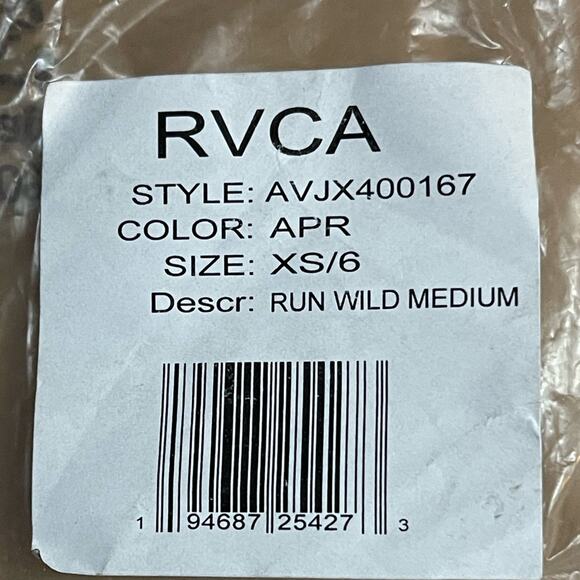 RVCA‎ Run Wild French Cut Cheeky Bikini Bottom in Apricot Size XS NWT - Picture 10 of 10